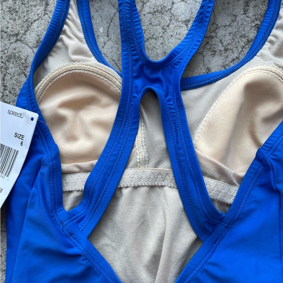 Speedo Moderate Ultraback PowerFLEX swimsuit size 6 new with tags swim pool - Picture 5 of 8